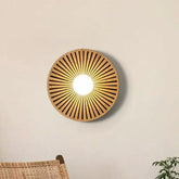 Radiating Pattern Resin Round Modern Wall Lights - Clowas
